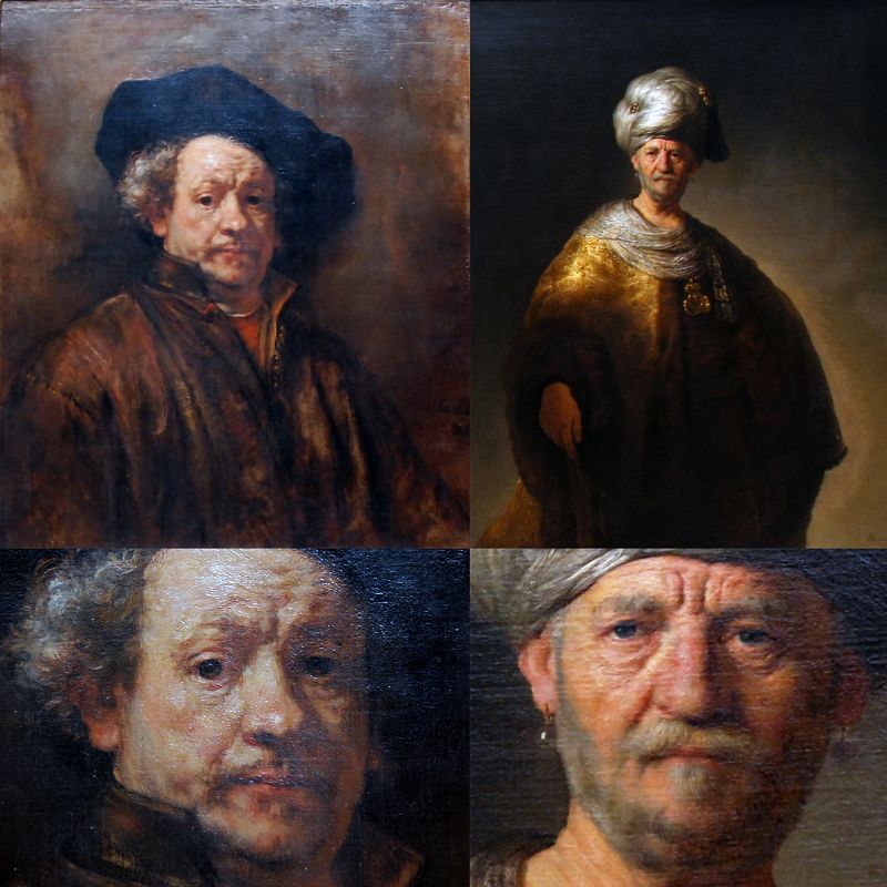 Top Met Paintings Before 1860 12 Rembrandt Self Portrait, Man in Oriental Costume (The Noble Slav)